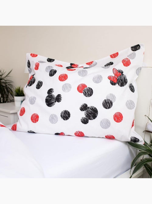 Completo letto per bambini Minnie con Mickey reversibile – 100% cotone - Kiabi