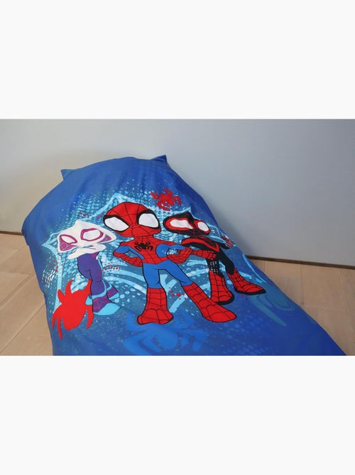 Completo letto per bambini Spider-Man con Spidey, Ghost-Spider e Spin reversibile – 100% cotone - Kiabi