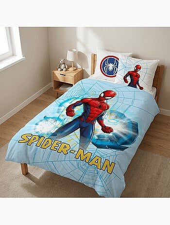 Completo letto per bambini Spider-Man reversibile – 100% cotone