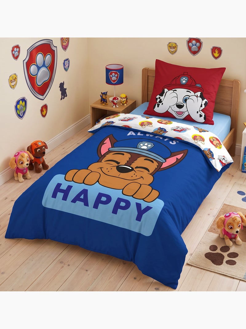Completo letto per bambini stampato e reversibile Paw Patrol CHASE Blu - Kiabi