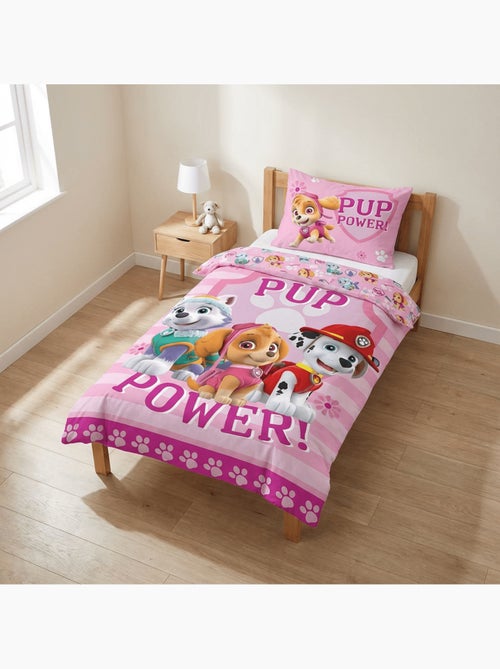 Completo letto per bebè Paw Patrol con Skye, Everest e Marshall reversibile – 100% cotone - Kiabi