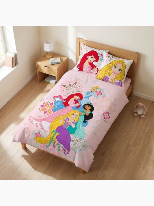 Completo letto per bebè Principesse con Rapunzel, Ariel, Jasmine e Cenerentola reversibile - Kiabi