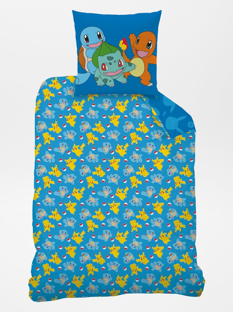 Completo letto 'Pokemon' - 1 piazza BLU - Kiabi