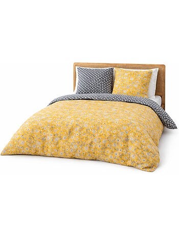 Completo letto reversibile floreale