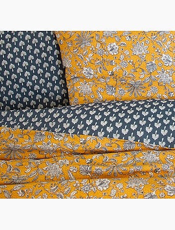 Completo letto reversibile floreale