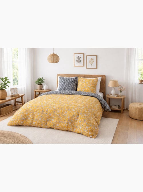 Completo letto reversibile floreale - Kiabi Completo letto reversibile floreale - Kiabi