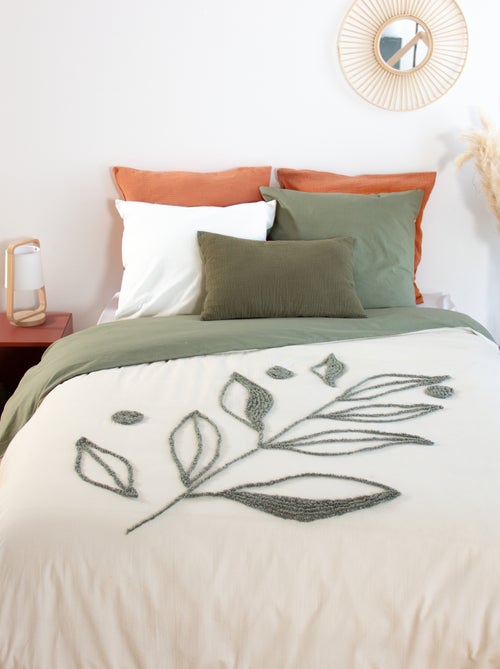 Completo letto ricamato - Matrimoniale - Kiabi