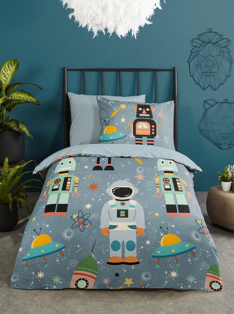 Completo letto 'robot' - 1 piazza GRIGIO - Kiabi