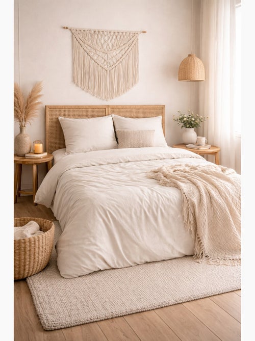 Completo letto sensazione flanella - Kiabi Completo letto sensazione flanella - Kiabi