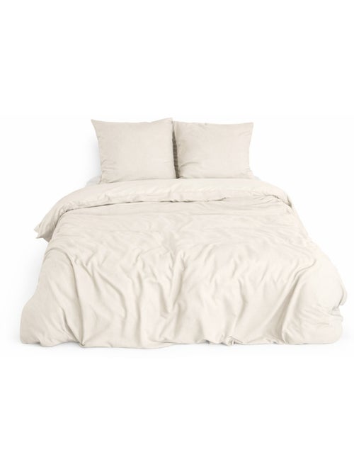 Completo letto sensazione flanella - Kiabi Completo letto sensazione flanella - Kiabi