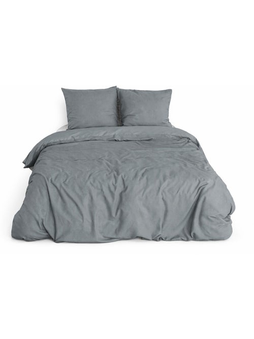 Completo letto sensazione flanella - Kiabi Completo letto sensazione flanella - Kiabi
