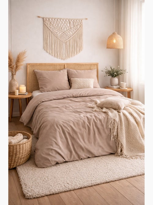 Completo letto sensazione flanella - Kiabi Completo letto sensazione flanella - Kiabi