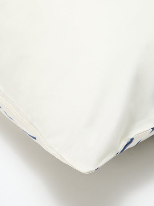 Completo letto singolo (140 x 200 cm) in cotone 57 fili - Kiabi Home - Kiabi Completo letto singolo (140 x 200 cm) in cotone 57 fili - Kiabi Home - Kiabi