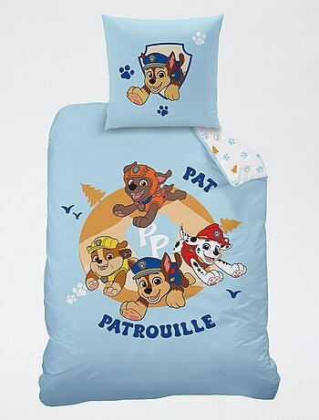 Completo letto singolo 2 pezzi \'Paw Patrol\': copripiumino + 1 federa