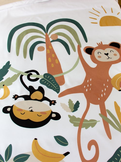 Completo letto singolo stampato 'scimmia' - Kiabi Completo letto singolo stampato 'scimmia' - Kiabi