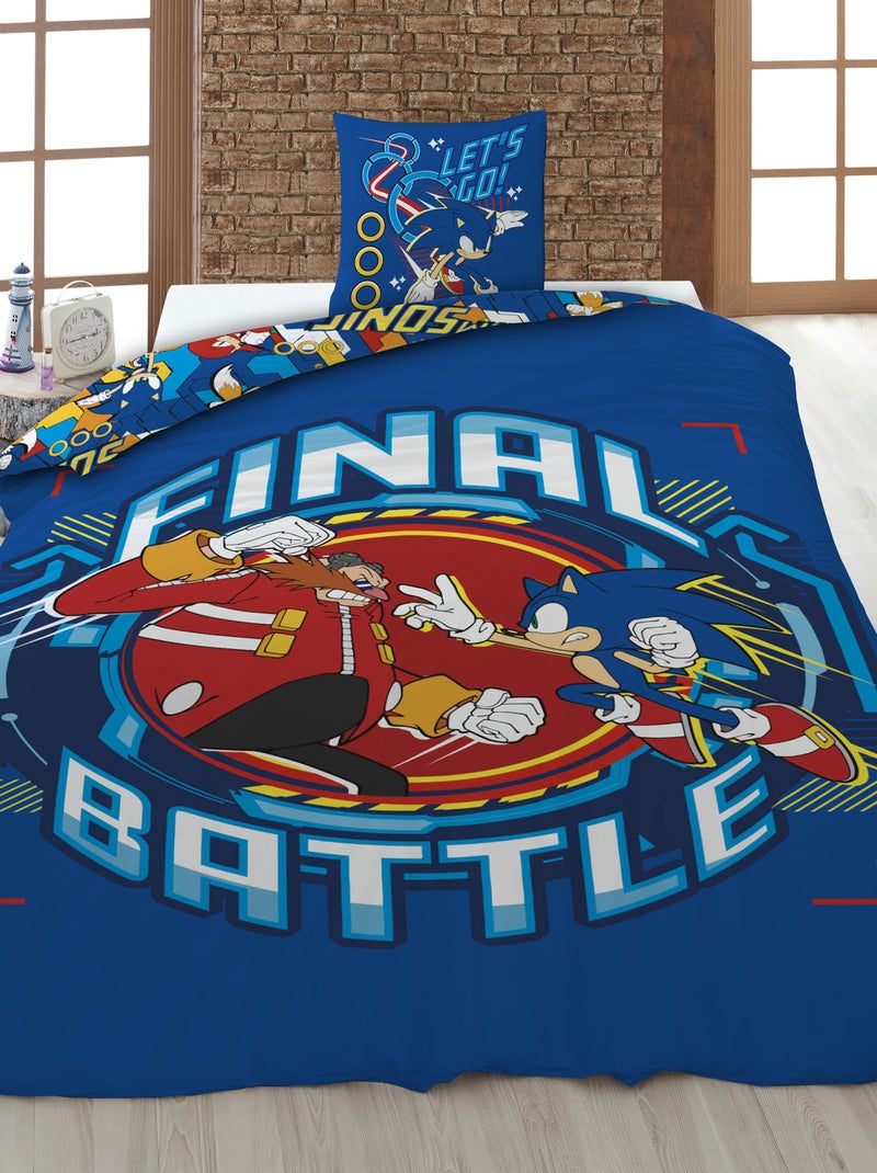 Completo letto 'Sonic' - 1 piazza Blu - Kiabi