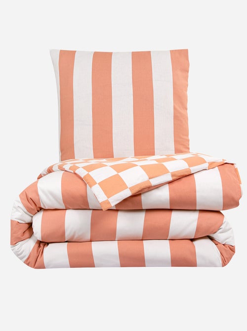 Completo letto stampa a scacchi - 2 piazze - Kiabi