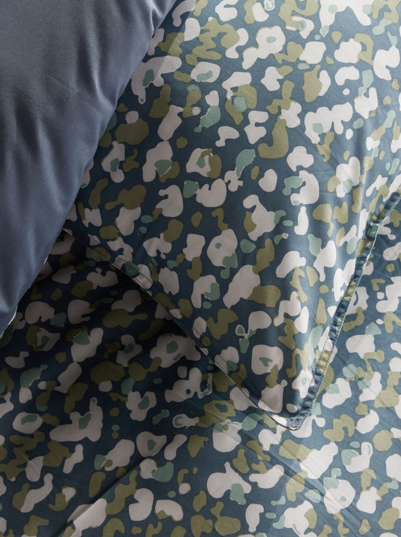 Completo letto stampato - 2 persone Blu - Kiabi