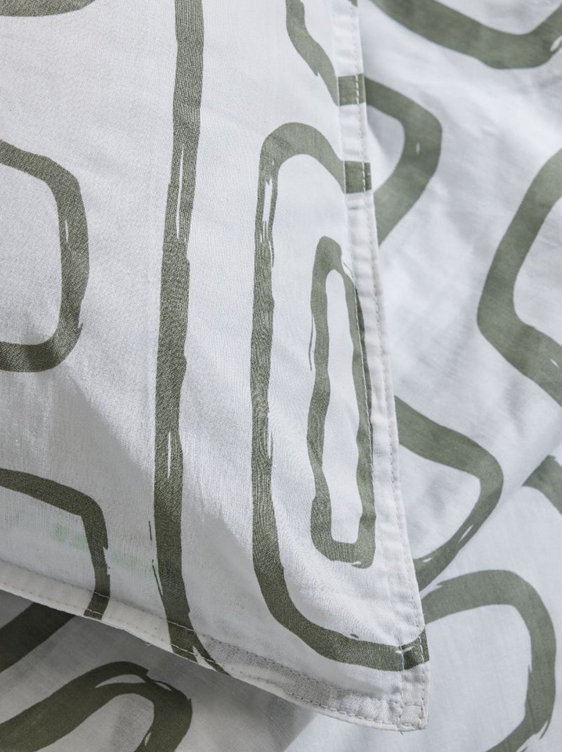 Completo letto stampato - 2 piazze bianco - Kiabi