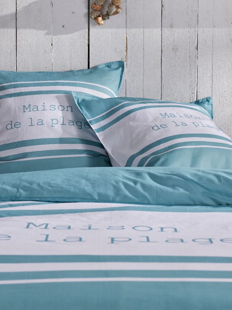 Completo letto stampato - 2 piazze BLU - Kiabi