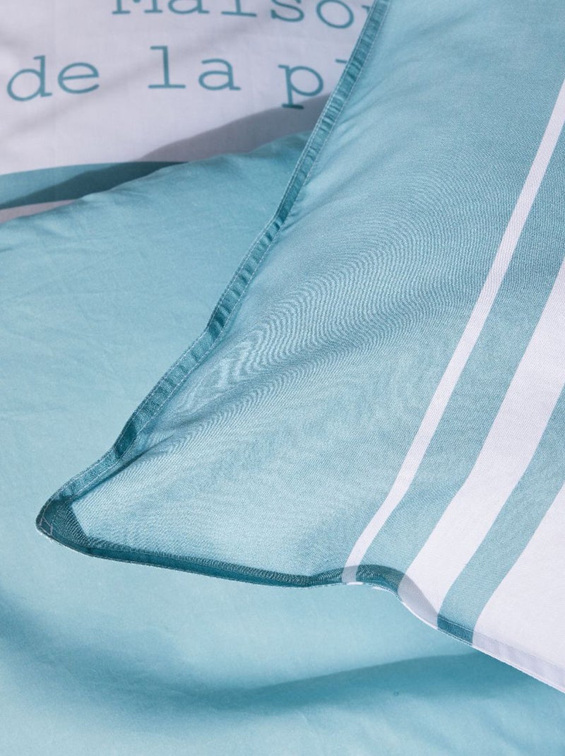 Completo letto stampato - 2 piazze BLU - Kiabi