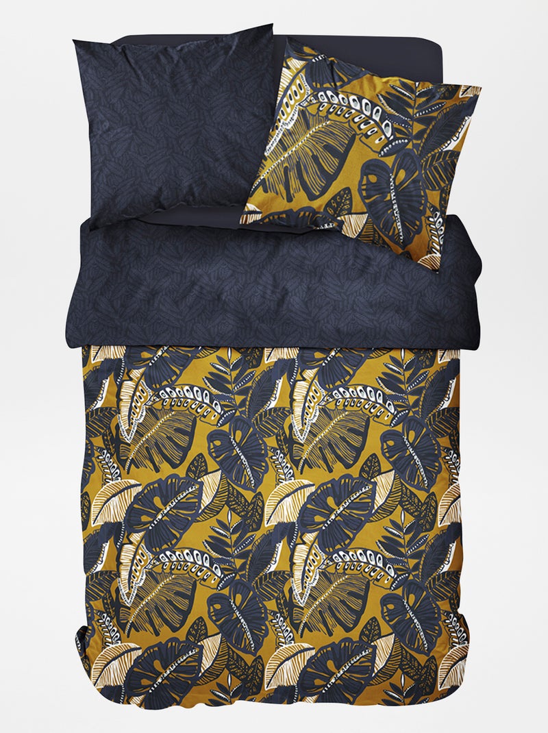 Completo letto stampato - 2 piazze NERO - Kiabi