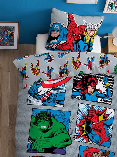 Completo letto stampato 'Avengers' - 1 persona - Kiabi
