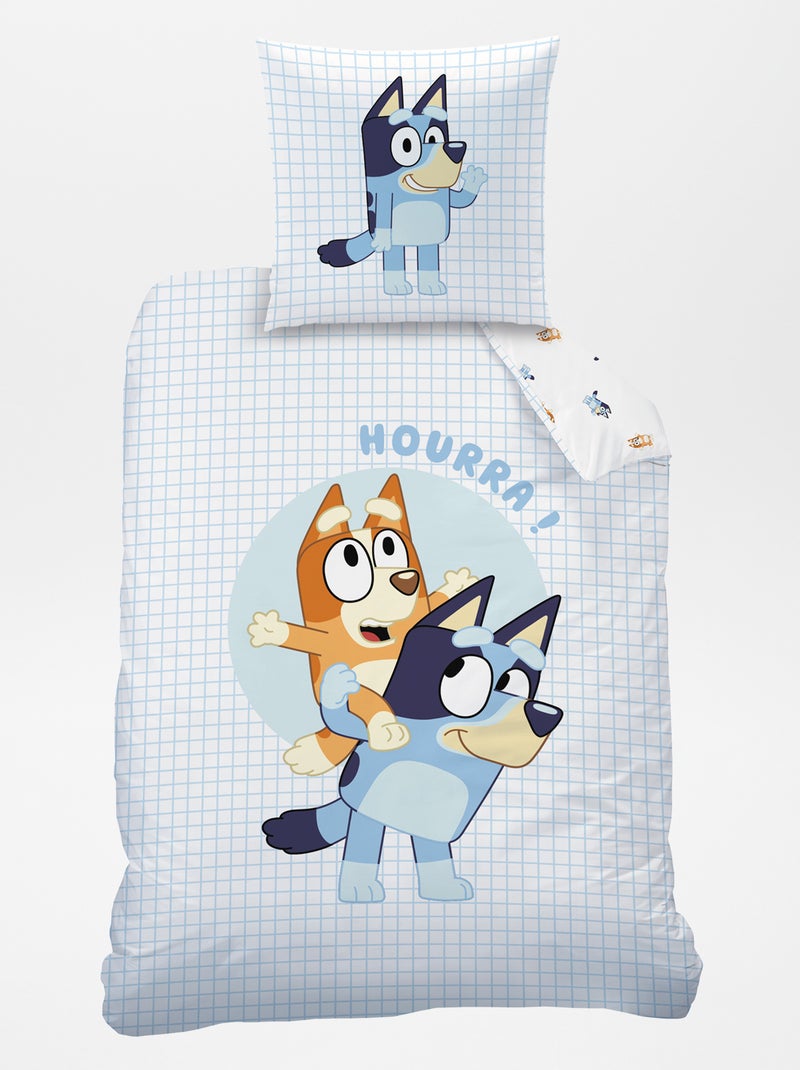 Completo letto stampato 'Bluey' - 1 piazza BLU - Kiabi