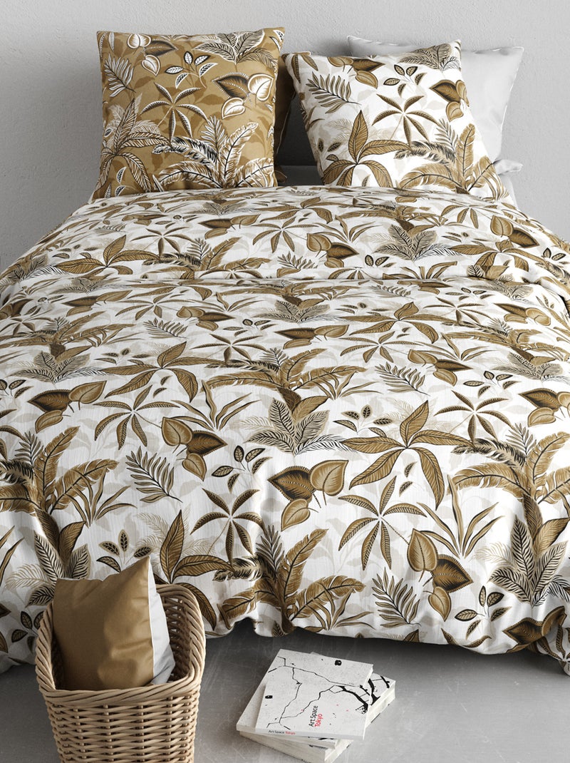 Completo letto stampato con copripiumino + 2 federe - 2 persone Arancione - Kiabi