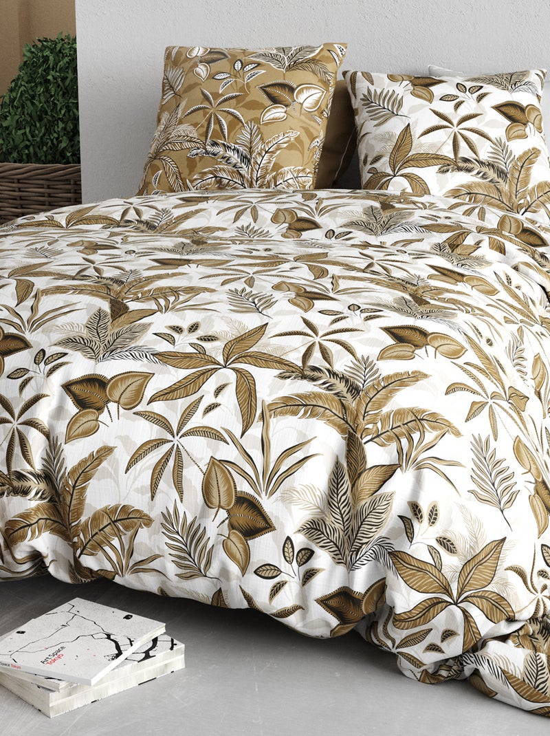 Completo letto stampato con copripiumino + 2 federe - 2 persone Arancione - Kiabi
