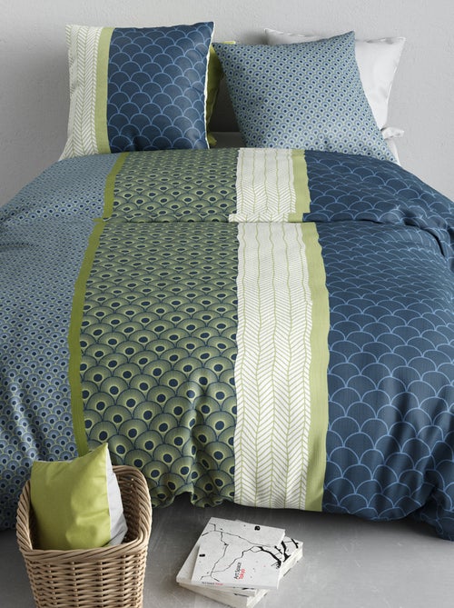 Completo letto stampato con copripiumino + 2 federe - 2 persone - Kiabi