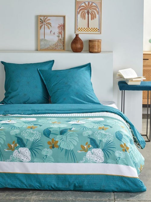Completo letto stampato con foglie - 2 persone - Kiabi