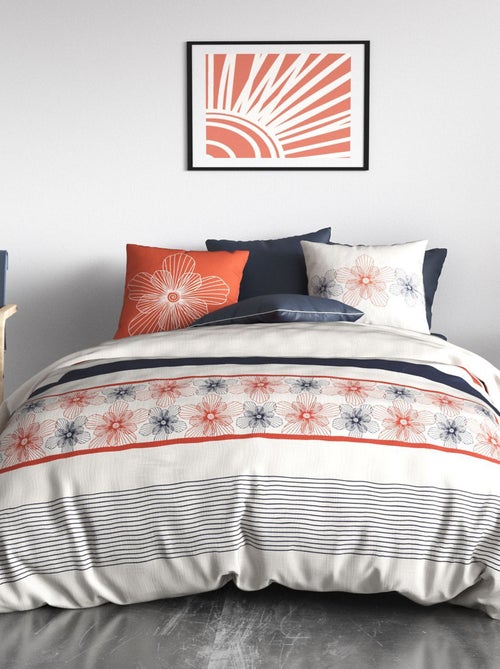 Completo letto stampato copripiumino + 2 federe - 2 persone - Kiabi