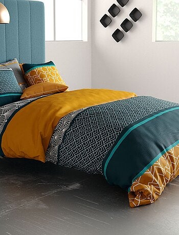 Completo letto stampato copripiumino + 2 federe - 2 persone