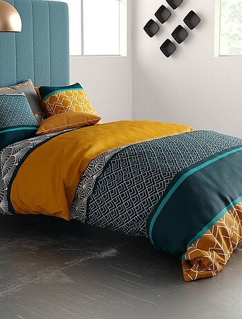 Completo letto stampato copripiumino + 2 federe - 2 persone