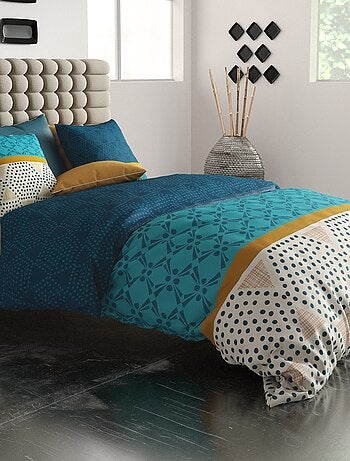 Completo letto stampato copripiumino + 2 federe - 2 persone