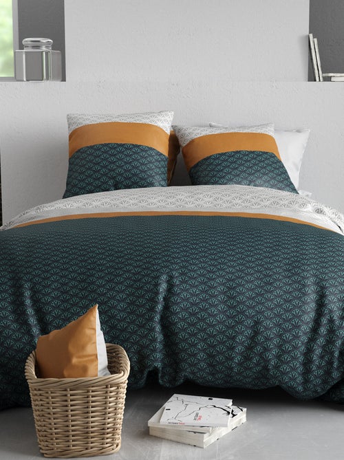 Completo letto stampato copripiumino + 2 federe - 2 persone - Kiabi