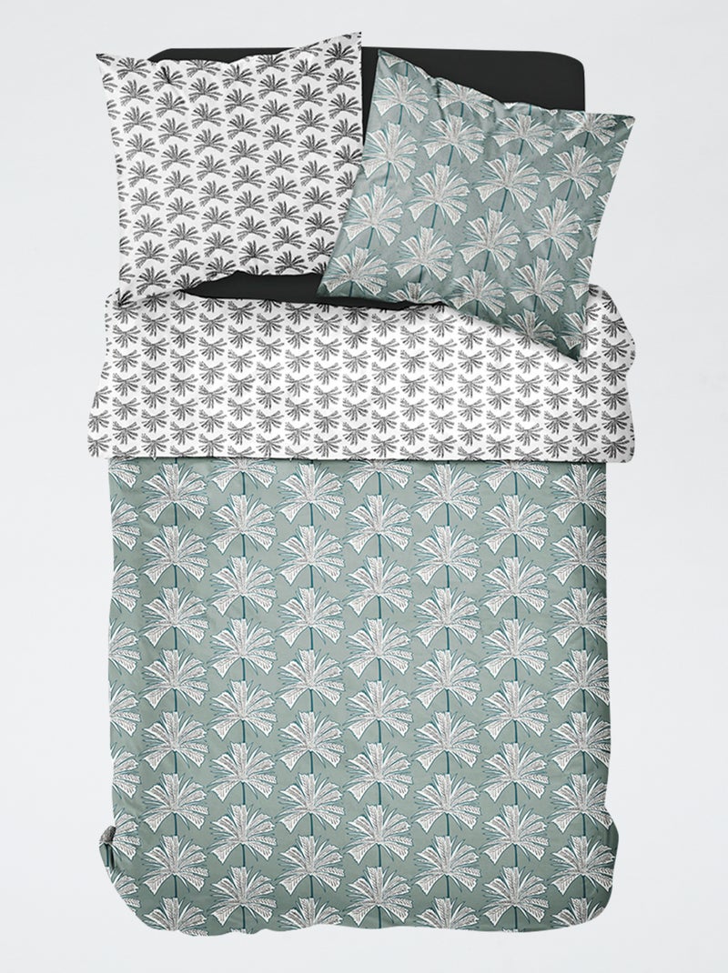 Completo letto stampato fantasia - 2 persone Verde - Kiabi