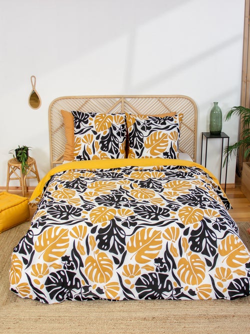 Completo letto stampato fiori - 2 persone - Kiabi