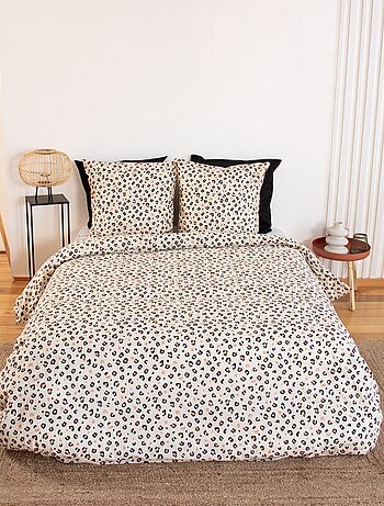 Completo letto stampato leopardato - 2 persone