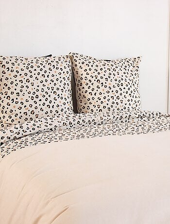 Completo letto stampato leopardato - 2 persone