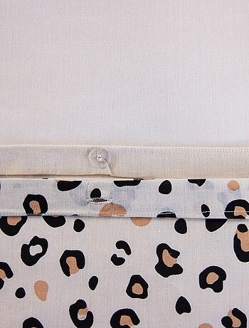 Completo letto stampato leopardato - 2 persone