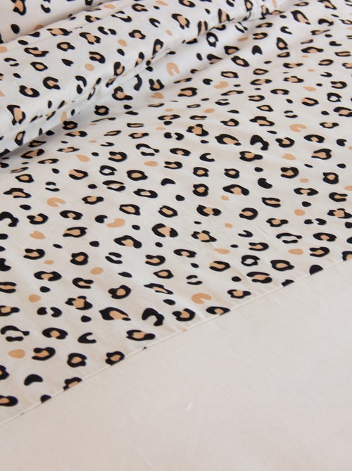 Completo letto stampato leopardato - 2 persone - Kiabi