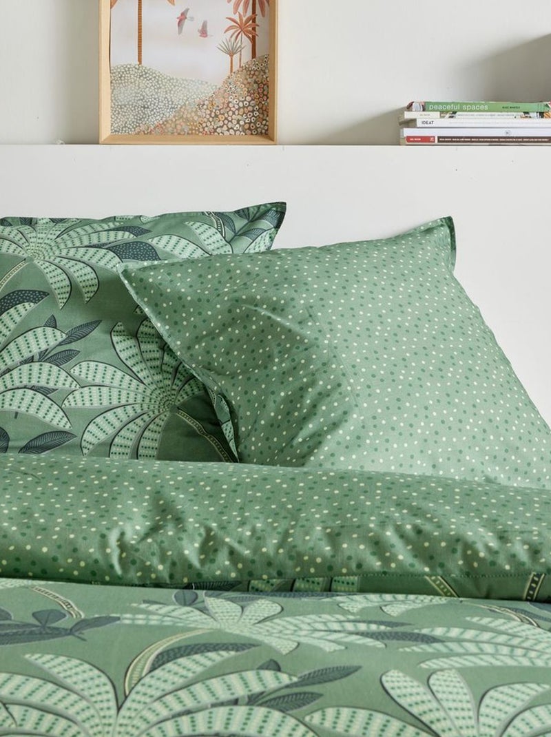 Completo letto stampato palme - 2 persone Kaki - Kiabi