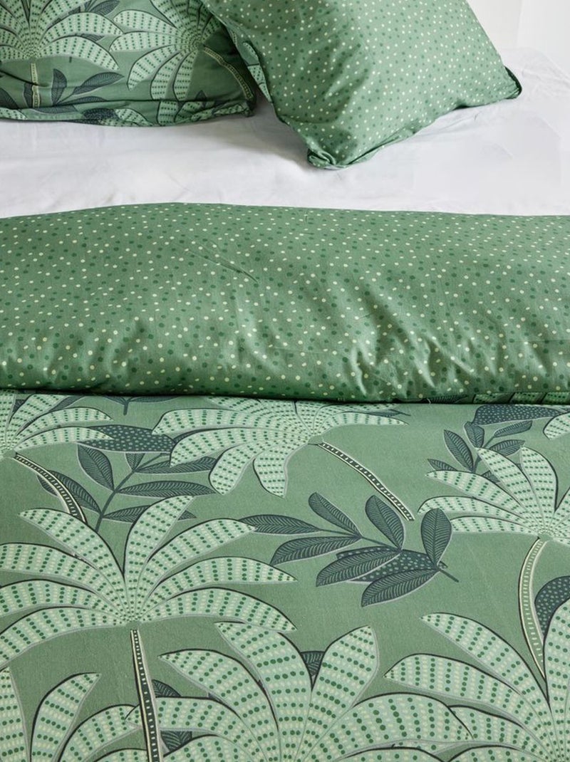 Completo letto stampato palme - 2 persone Kaki - Kiabi