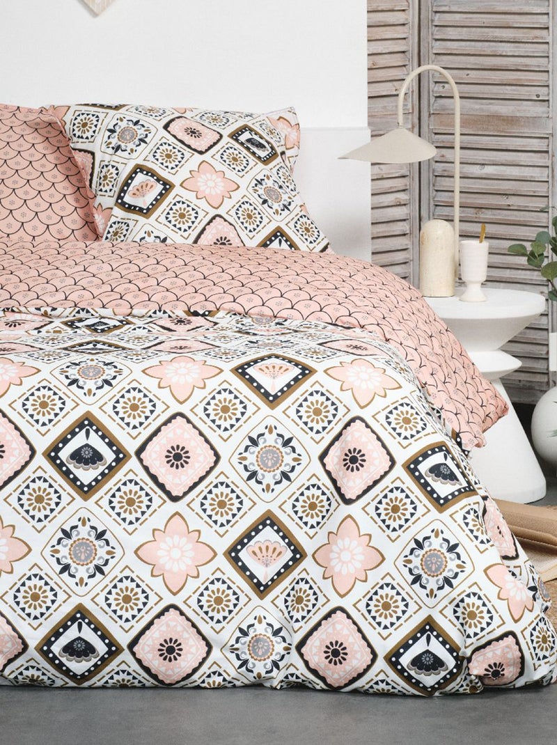 Completo letto stampato ROSA - Kiabi