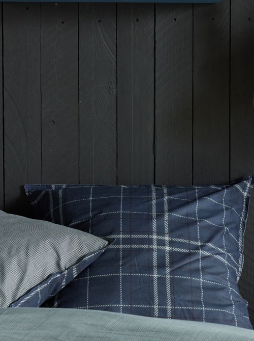 Completo letto stampato Tartan - 2 persone - Kiabi