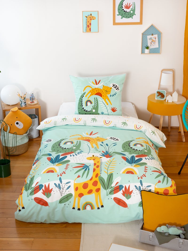 Completo letto 'Tigre' - 1 piazza BLU - Kiabi