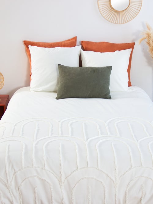 Completo letto tinta unita - 2 piazze - Kiabi