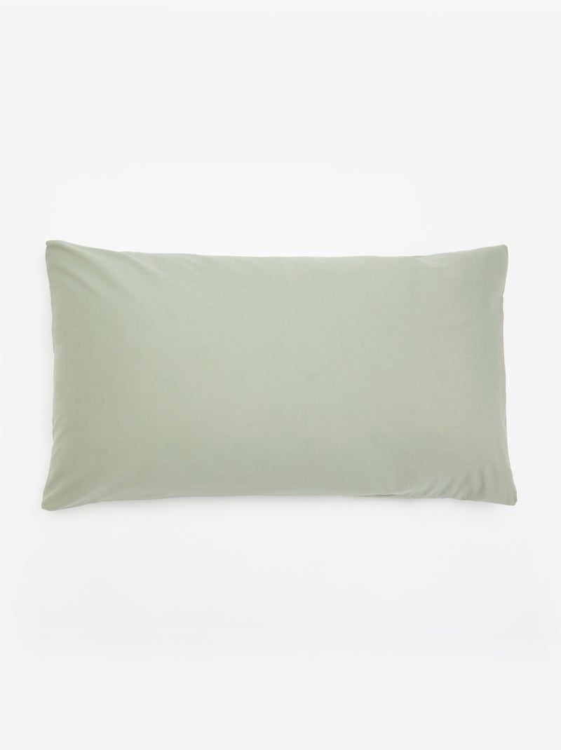 Completo letto tinta unita 2 persone - 200x200cm Verde - Kiabi